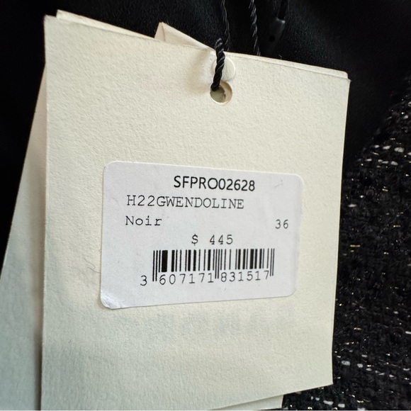 Sandro Gwendoline Tweed Dress Size‎ 36/ US 4 - Picture 7 of 15